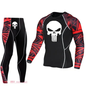 

New Men's underwear suit long johns Thermal underwear Compression tights Warm sweat suit MMA tactical underwear Men's Clothing