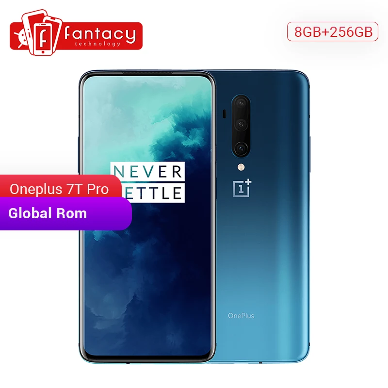 Телефон OnePlus 7T Pro с глобальной прошивкой, 8 ГБ, 256 ГБ, Snapdragon 855 Plus, 6,67 '', жидкий AMOLED экран 90 Гц, камера 48 МП, аккумулятор 4085 мА, UFS 3,0