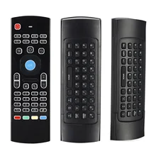 MX3 Backlit Air Mouse T3 For Smart Voice Remote Control 2.4G RF Wireless Keyboard For X96 Mini KM9 A95X H96 MAX Android TV Box