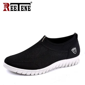 

Canvas Casual Men Shoes Mesh Breathable Comfortable Men Shoes Loafers Soft Slip On Sneakers Shoes Men'S Big Size 38-48