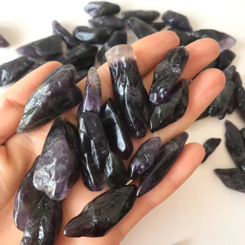 2019 Новый аметистовый руда измельченный Гравий Камни Chunk размагниченные