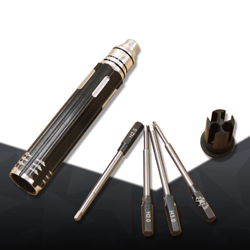 

4 In 1 Hexagon Screwdriver Car Set RC Helicopter Model Special Tool Kits H1.5 H2 H2.5 H3