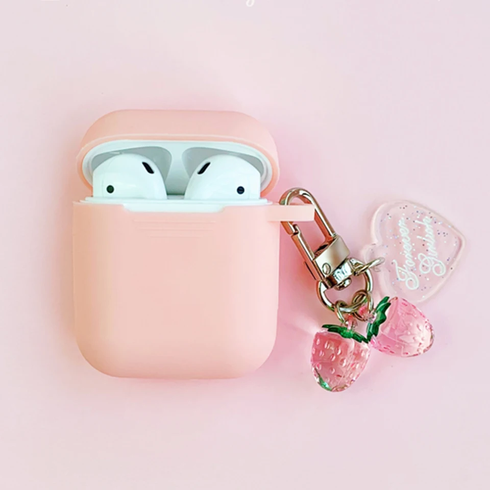 Airpods 1 2 حافظة سماعات لاسلكيه انيقه تصميم اللؤلؤ