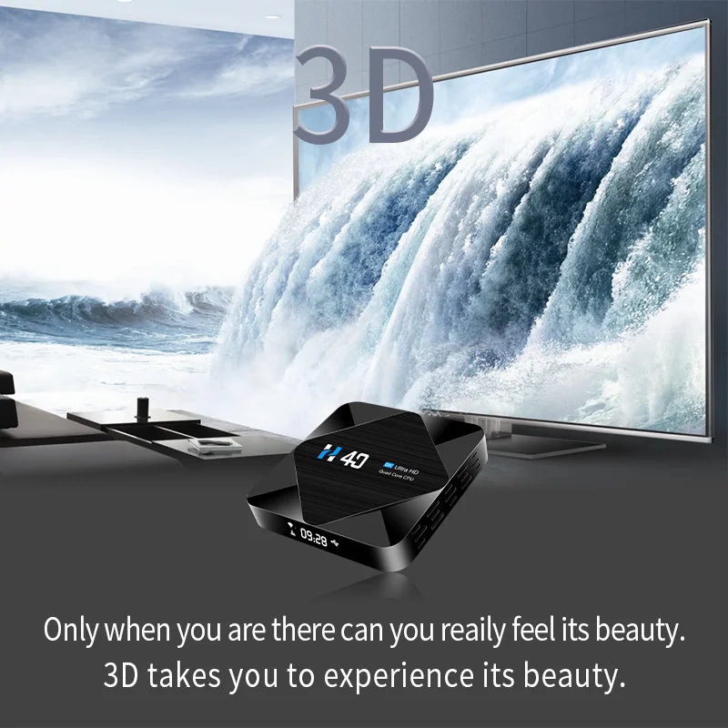ТВ приставка Android 10 2 4G 5 ГГц Wifi Bluetooth 4 ГБ 32 64 Гб 6K 3D 1080P медиаплеер