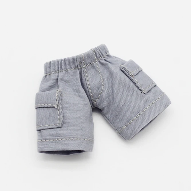 Doll clothes accessories short overalls pants for ob11 obitsu11 molly 1/12 bjd Doll jeans OB11