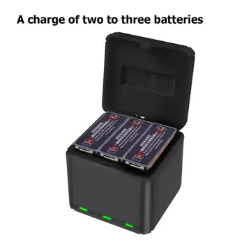 

Battery Charging Box for DJI OSMO Action Protect Batteries From Dampness Dust Shaking Sports Camera USB Type-C Charging Port