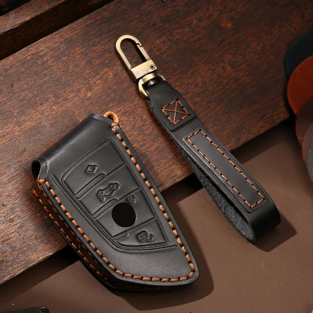 KEYYOU-custodia-portachiavi-in-pelle-per-BMW-4-pulsanti-CAS4-F-3-5-7-serie-E90.jpg Cover chiave telecomando per BMW 4 pulsanti CAS4 F 3 5 7 serie E90 E92 E93 X5 F10 F20 F30 F40 - KEYYOU custodia portachiavi in pelle per BMW 4 pulsanti CAS4 F 3 5 7 serie E90