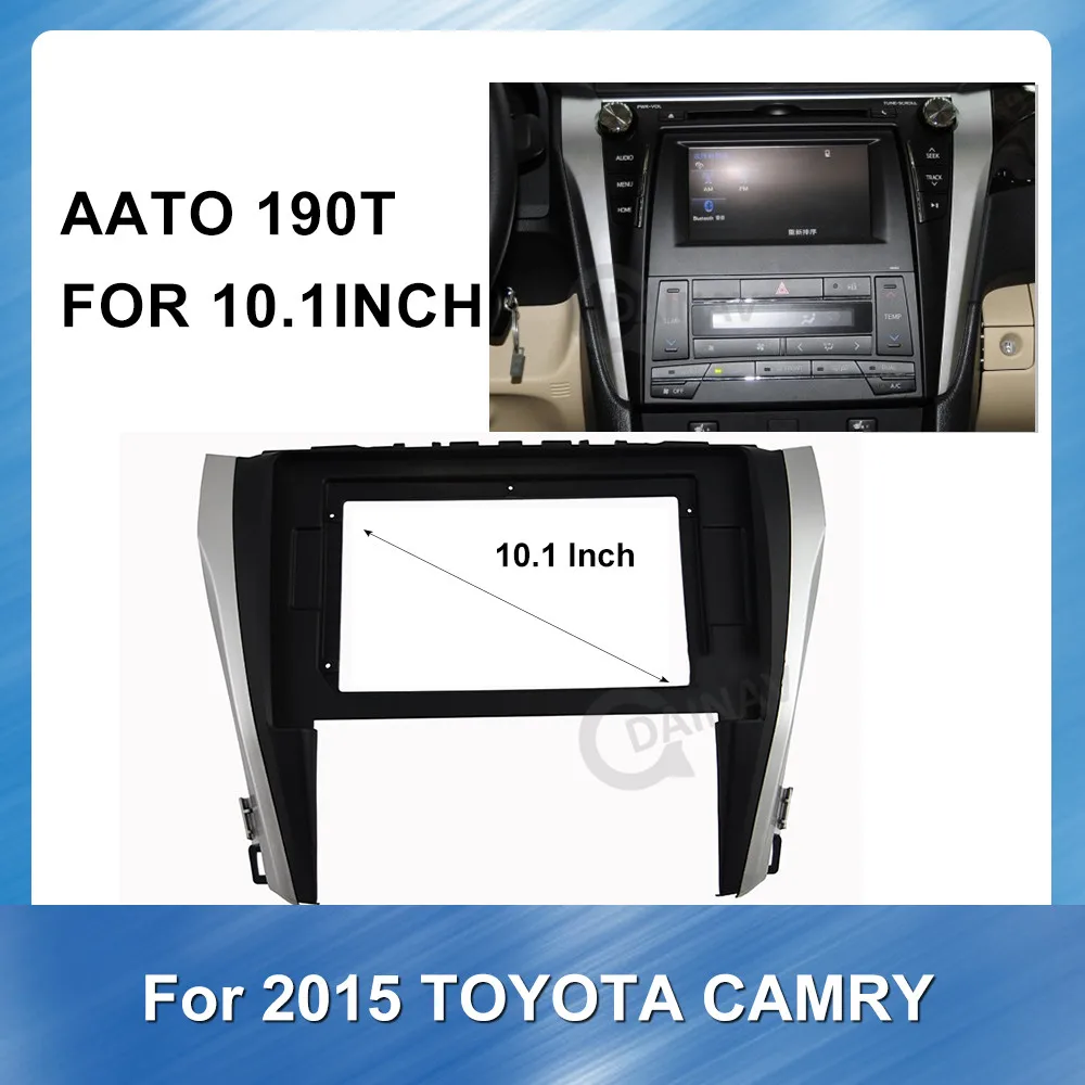 Автомобильный радиоприемник GPS навигатор 10 1 дюйма 2 Din рамка для Toyota Camry 2015