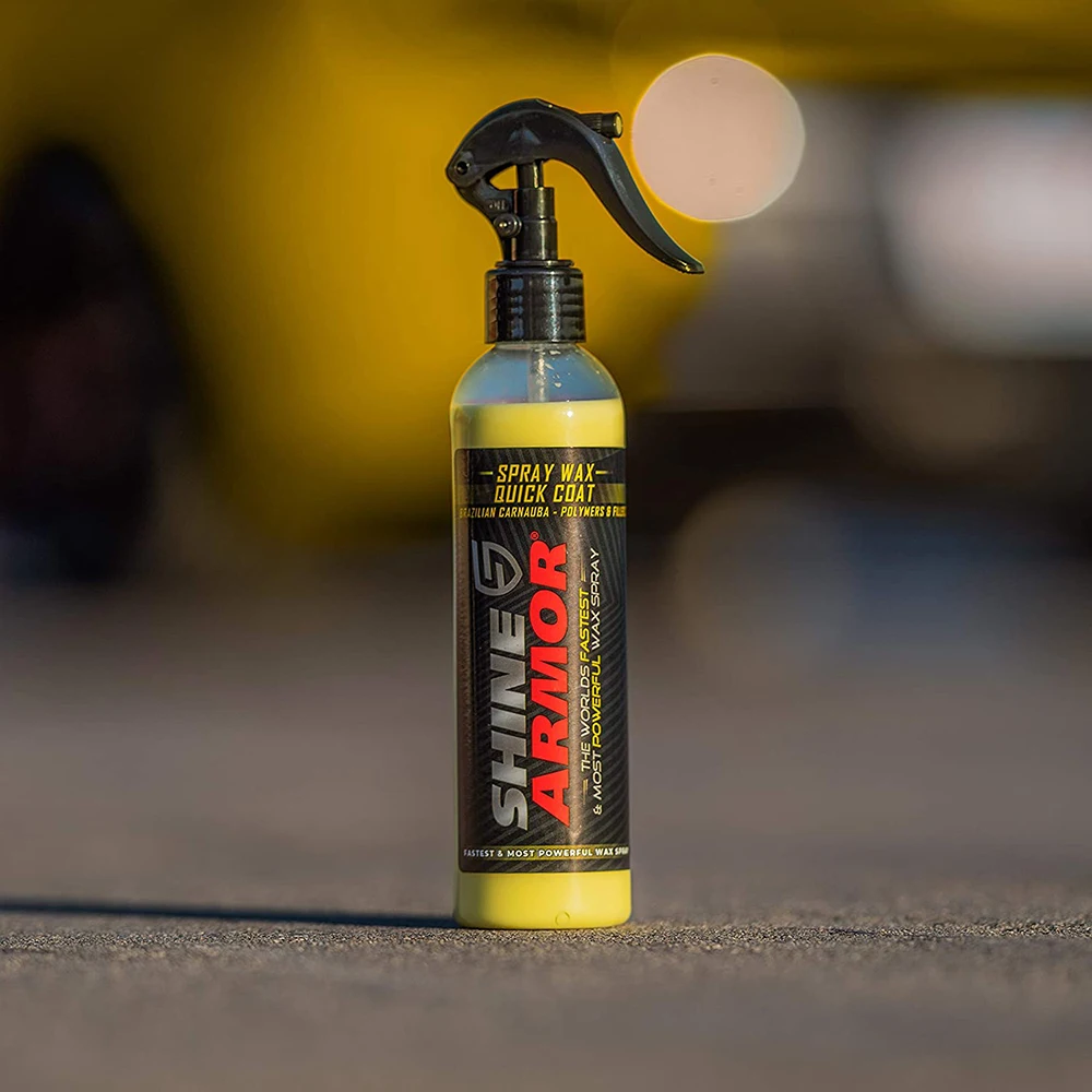 Shine Armor Car Wax with Carnauba Wax - Liquid Spray Wax for Car - Hybrid  Hydrophobic Car Polishing Spray Car Sealant - AliExpress