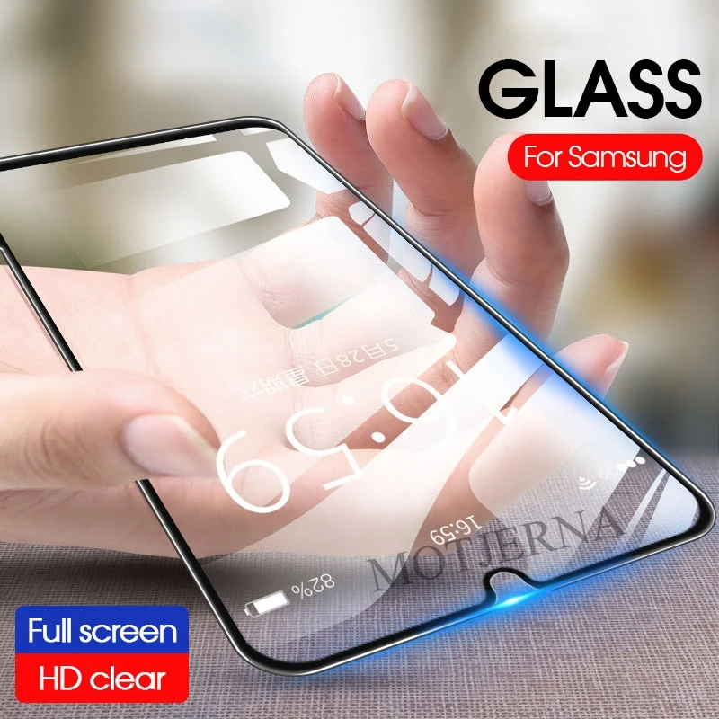 

9D Protective Full Cover Tempered Glass For Samsung Galaxy A50 A50S A30 Anti-Explosion Screen Protector Film for Samsung A30S