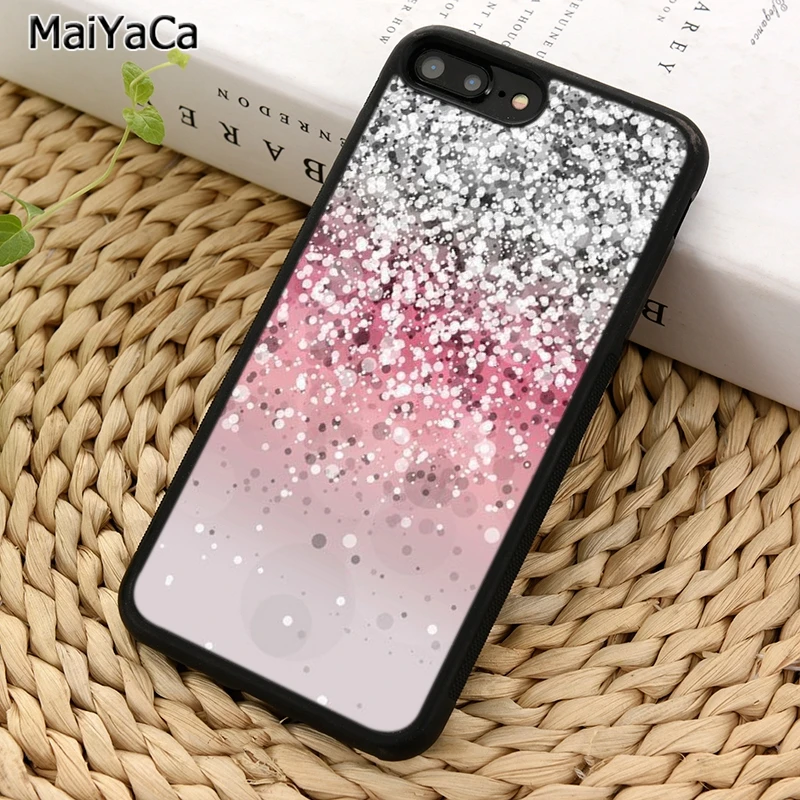 MaiYaCa искрящие вариации розовый чехол для телефона iPhone X XR XS 11 12 13 Pro MAX 5 6 6S 7 8 Plus Samsung