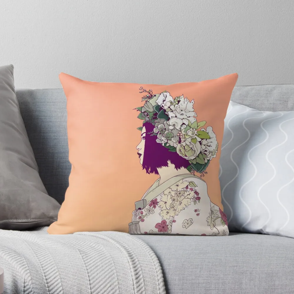 

Geisha Under the Sun Throw Pillow Pillowcase Cushion Cover Home Decorative Sofa Pillow Cover Cushion Cover 40x40cm 45x45cm