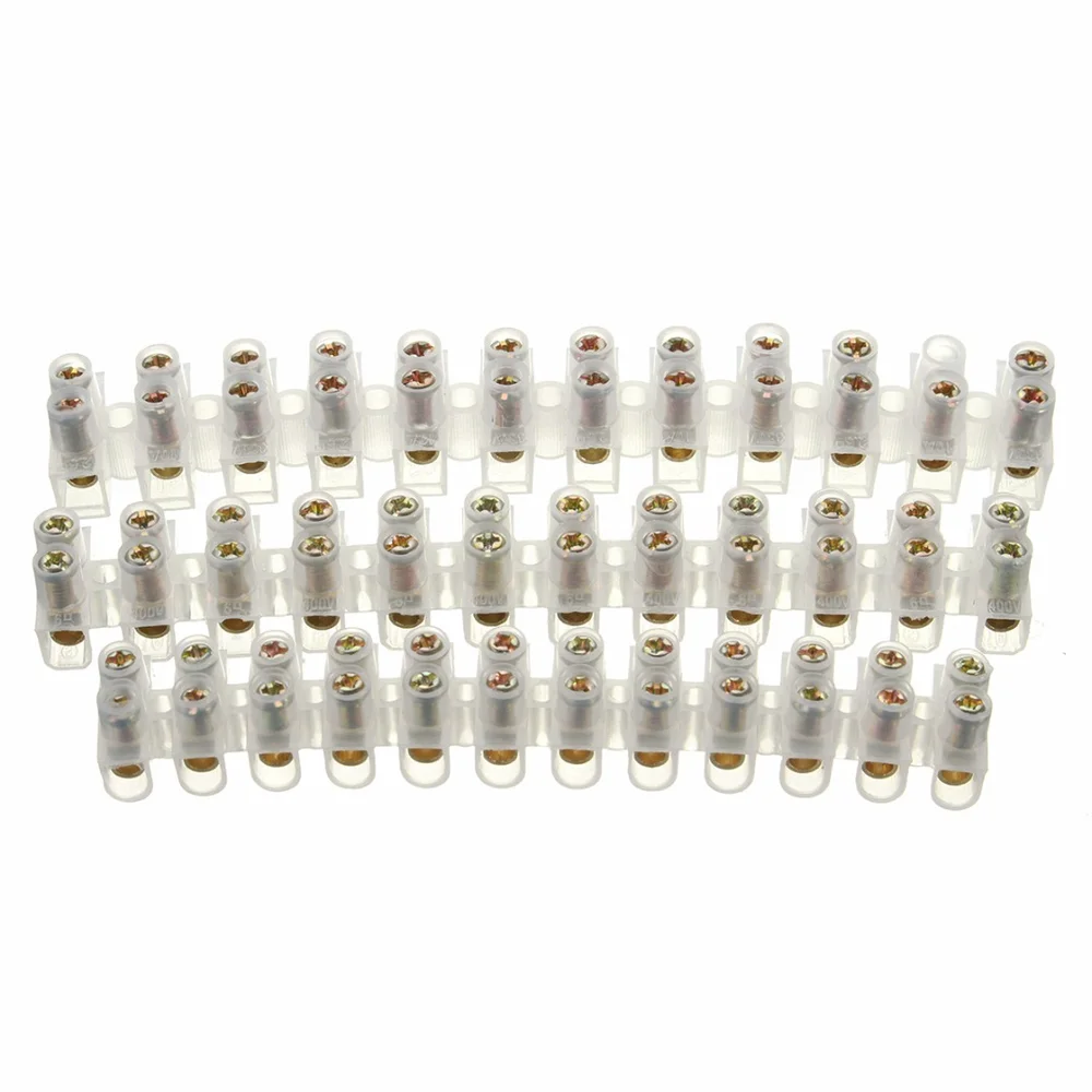 3 шт. 3A 5A 10Amp 12 ходовой Барьерный винтовой клеммный блок провод соединительная