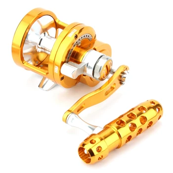 

Full Metal Saltwater Jigging Reel Left/Right Hand 7+1BB Super Power 30Kg Big Game Sea Drum Casting Trolling Reels-SY70 Single Sp