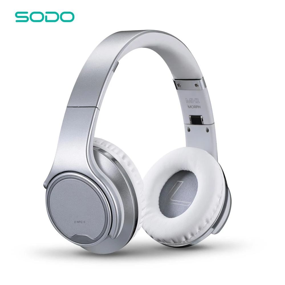 Оригинальные беспроводные Bluetooth наушники SODO MH1 NFC поворотный мини динамик