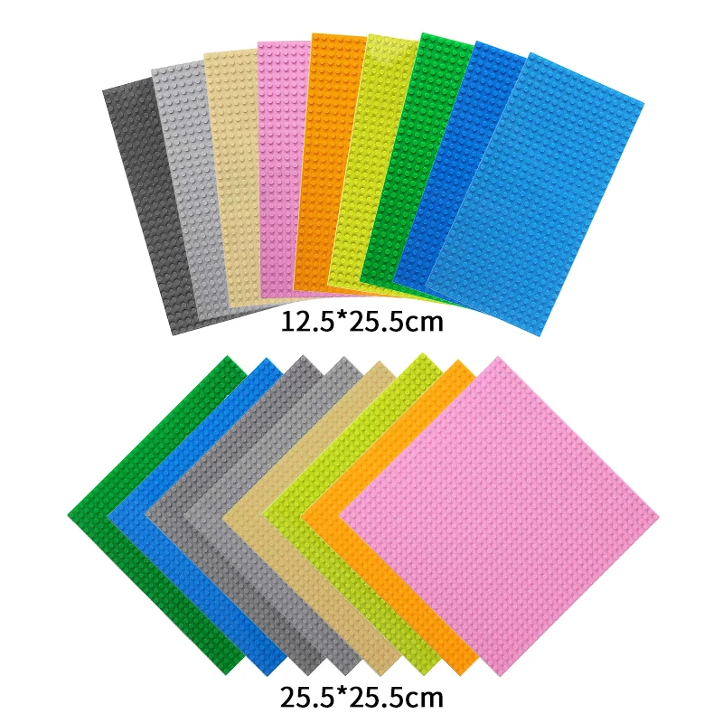 

16*32 Dots Small Brick Classic Base Plates For Legoings dimensions Building Blocks Construction Baseplates DIY Toys For Children