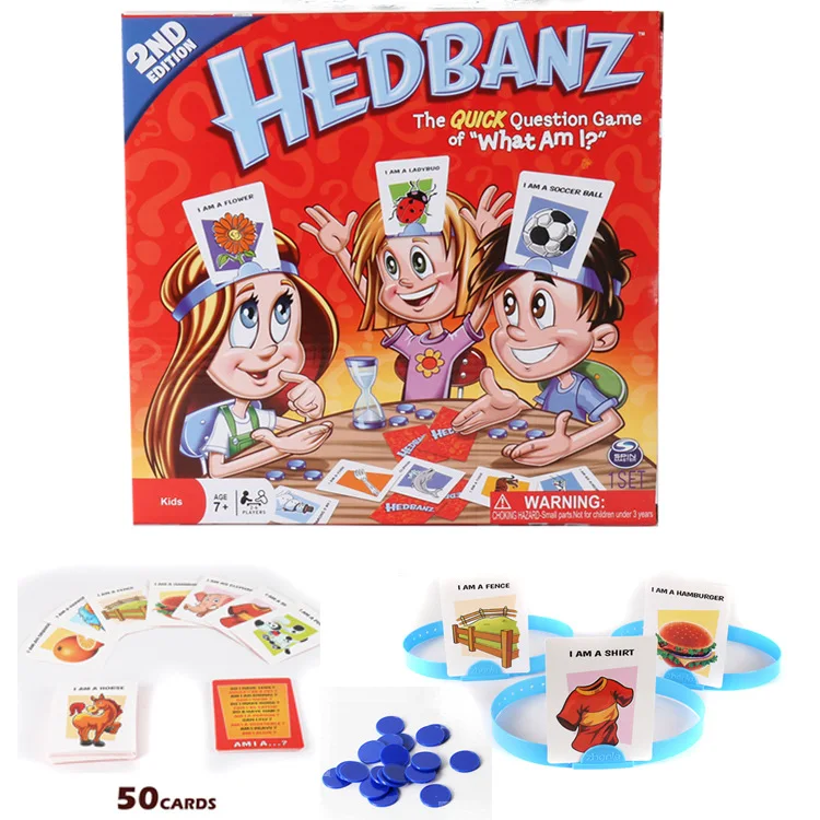 Гадкий карточка What Am I детская обучающая игрушка настольная игра hedbanz горячая распродажа