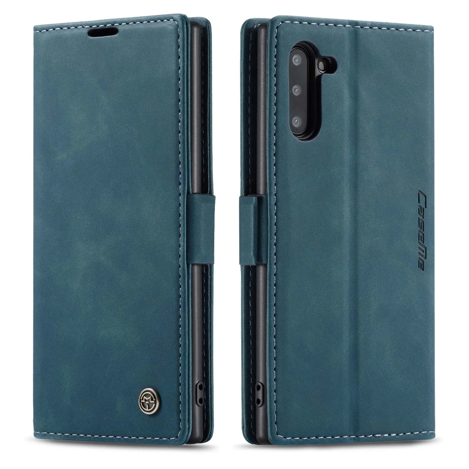 blue Чехол-книжка для samsung Note 10 Plus, винтажный кожаный бумажник на магните, чехол-подставка для samsung Galaxy Note 10 Funda - Цвет: blue