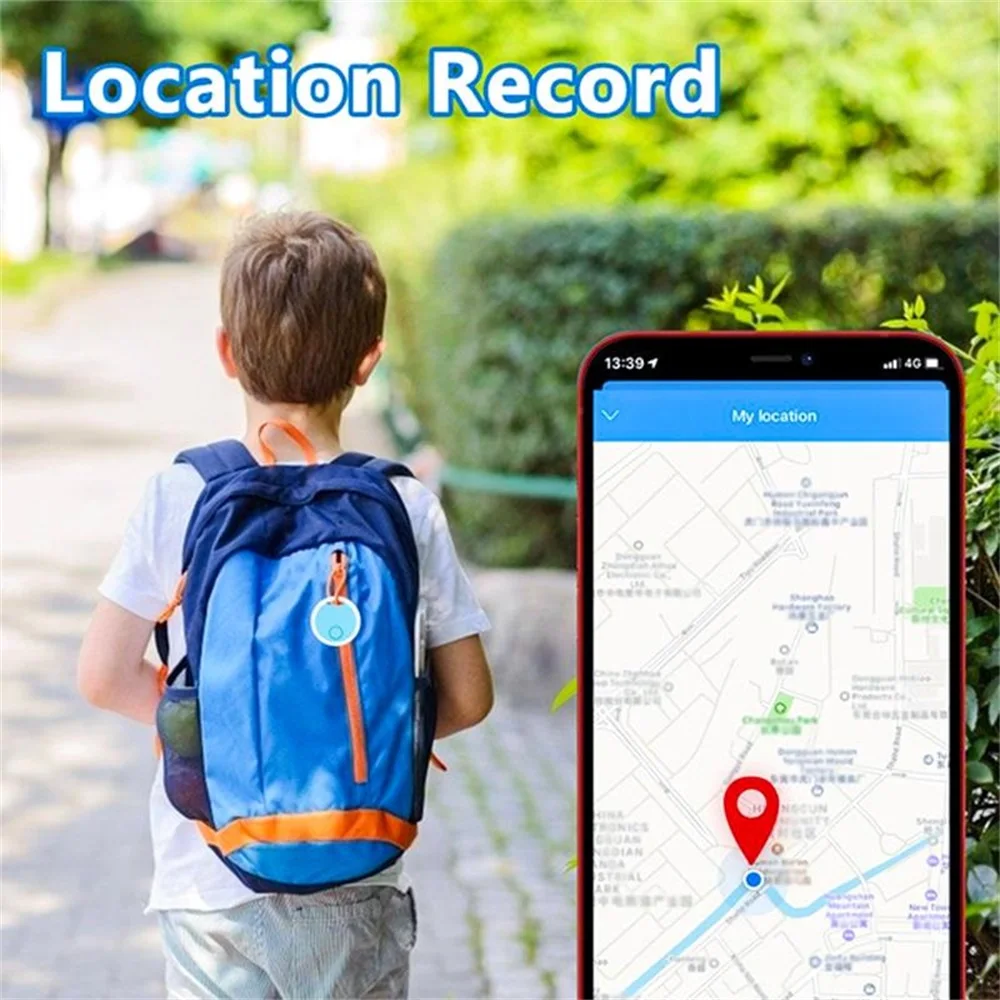 New GPS Tracker Anti lost Keychain Bluetooth Key Finder Positioning Search Bi Directional Alarm Waterproof Reminder