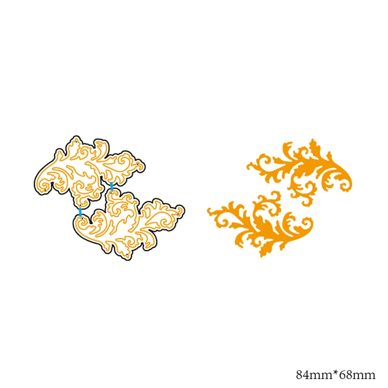 

ZhuoAng Burst crack Cutting Dies for Card Making DIY Scrapbooking Photo Album Decoretive Embossing Stencial