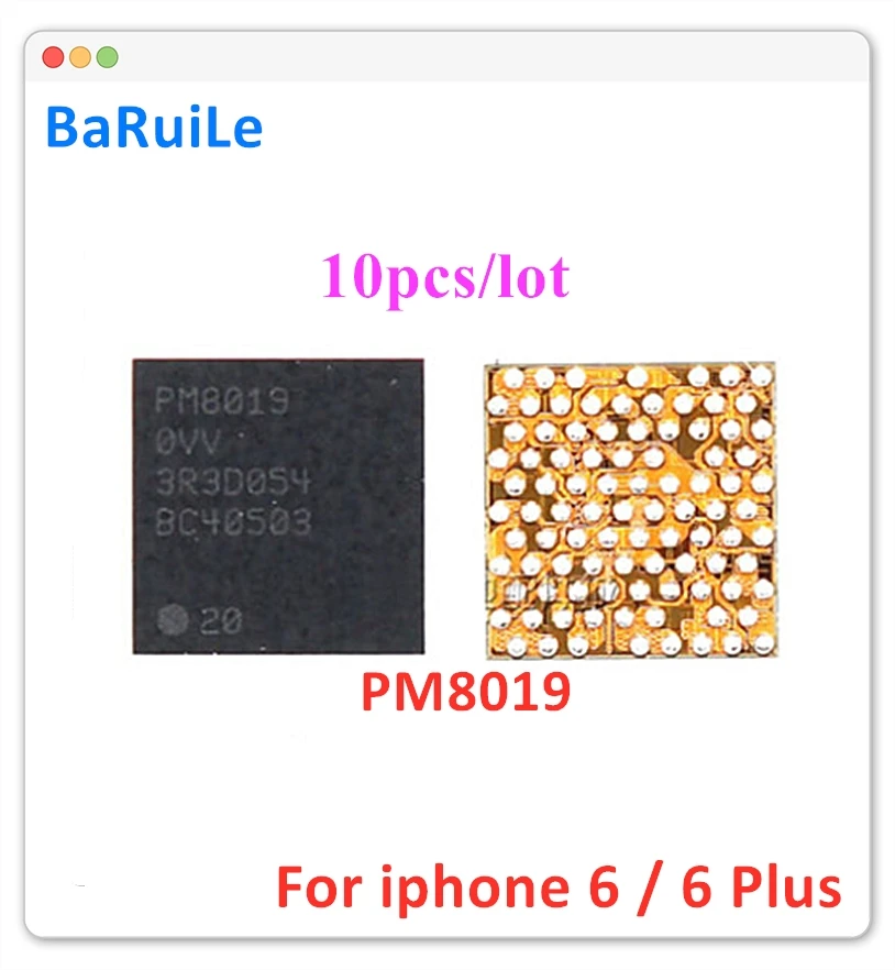 BaRuiLe 10 шт. PM8019 для iPhone 6 и 6 Plus U_PMICRF Baseband PMU IC небольшой блок управления питанием микросхема