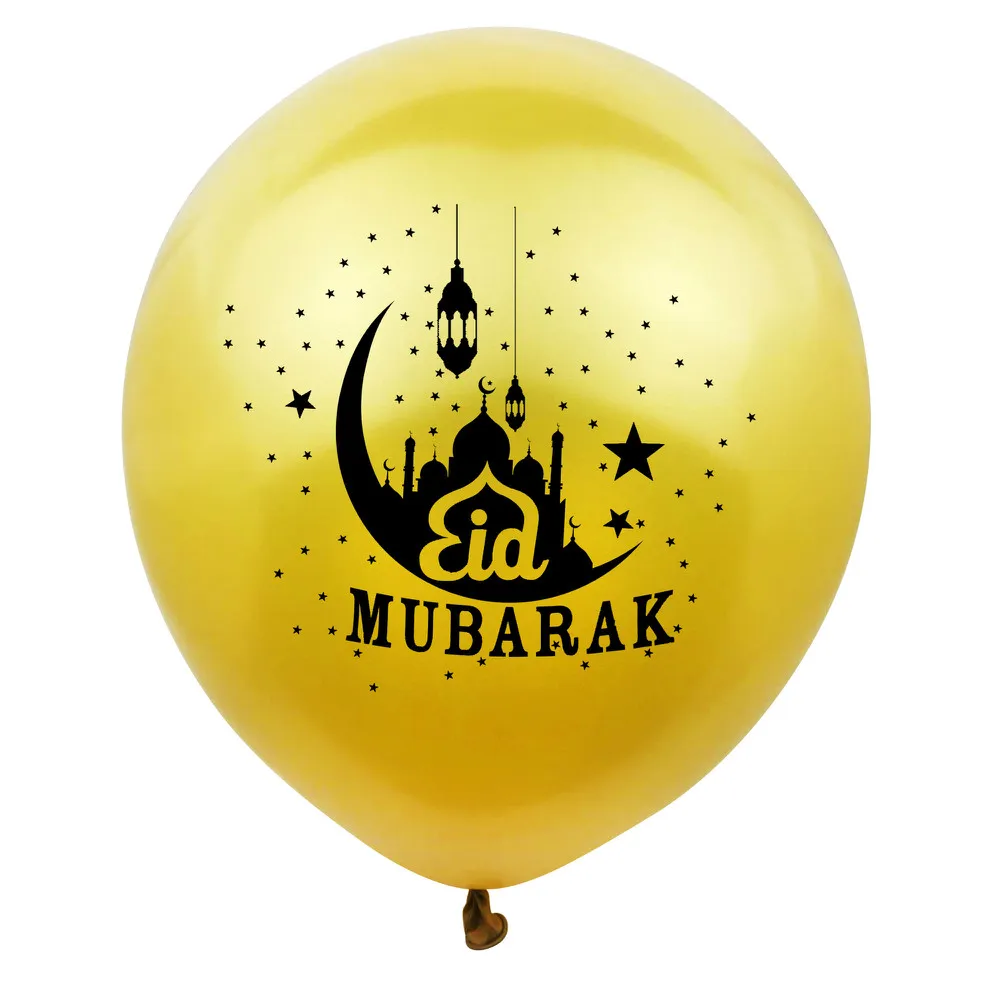 ZLJQ 10 шт./лот EID MUBARAK воздушные шары мусульманский Рамадан украшения для вечеринки