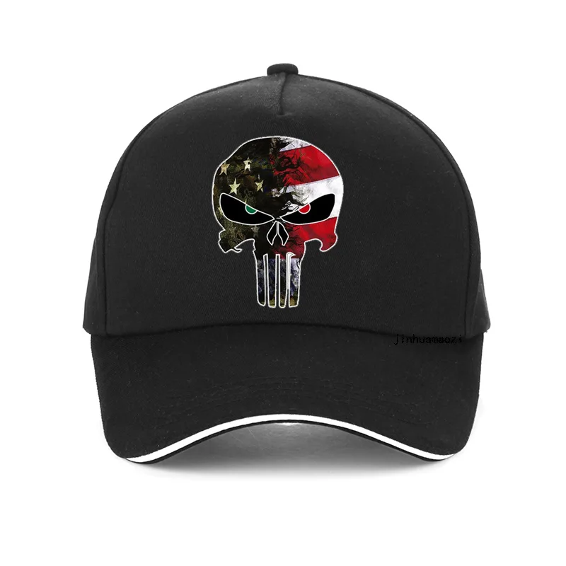 American Sniper Chris Kyle Men cap Punisher Skull Navy Seal Team Tactics cap Fashion USA Flag Camo adjustable Dad hat
