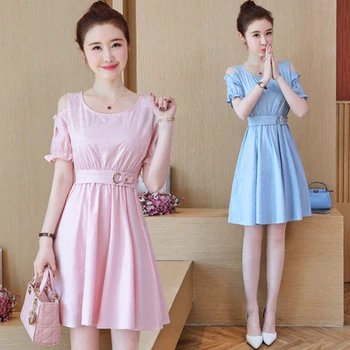 

Summer Children Wedding Party Dress Hollow Out Teenager Dress Elastic Waist Kids Girls Vestidos Elegant Child Girl Party Dresses