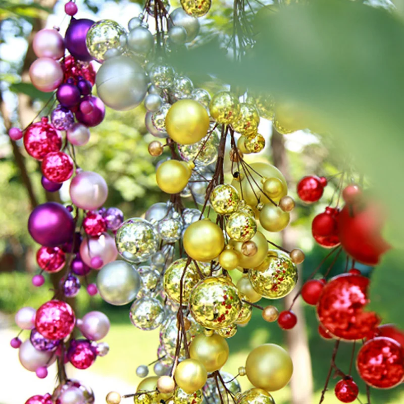 

Christmas Decoration Colorful New Year Party School Classroom Kindergarten gold purple red ball deco