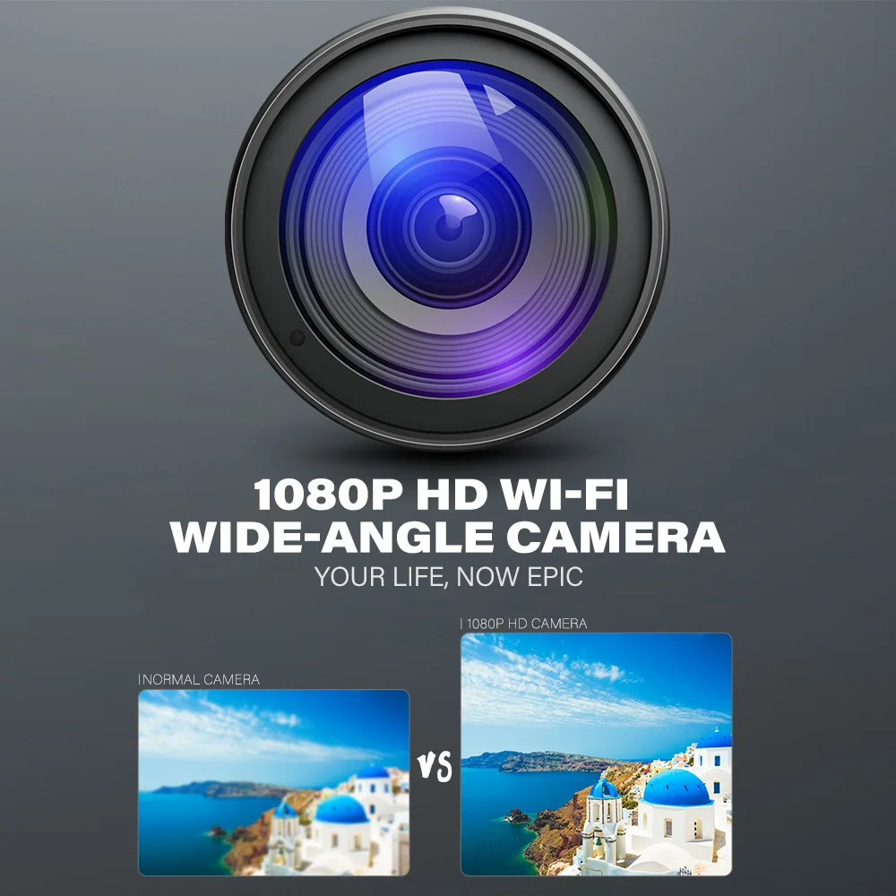 SMRC S20 Радиоуправляемый Дрон 1080P Wi-Fi FPV широкоугольная камера удержание высоты один ключ возврат Квадрокоптер для начинающих обучение Рождественский подарок