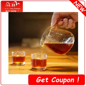 

Hammer Pattern Teapot Glass Cup 400ml Coffee Cup Set Japanese Style Coffee Tea Cup Milk Mugs Drinkware Kitchen Home Office Gift
