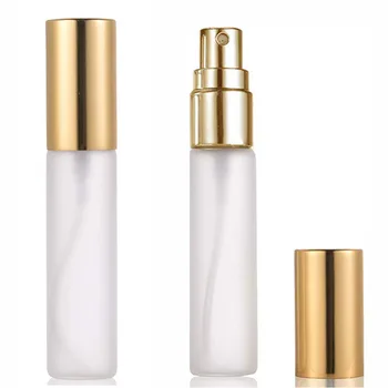 

By DHL/Fedex/UPS 10ml 1/3oz Sprayer Perfume Bottles Frosted Transparent Glass Refillable Portable Cosmetic Fine Mist Atomizer