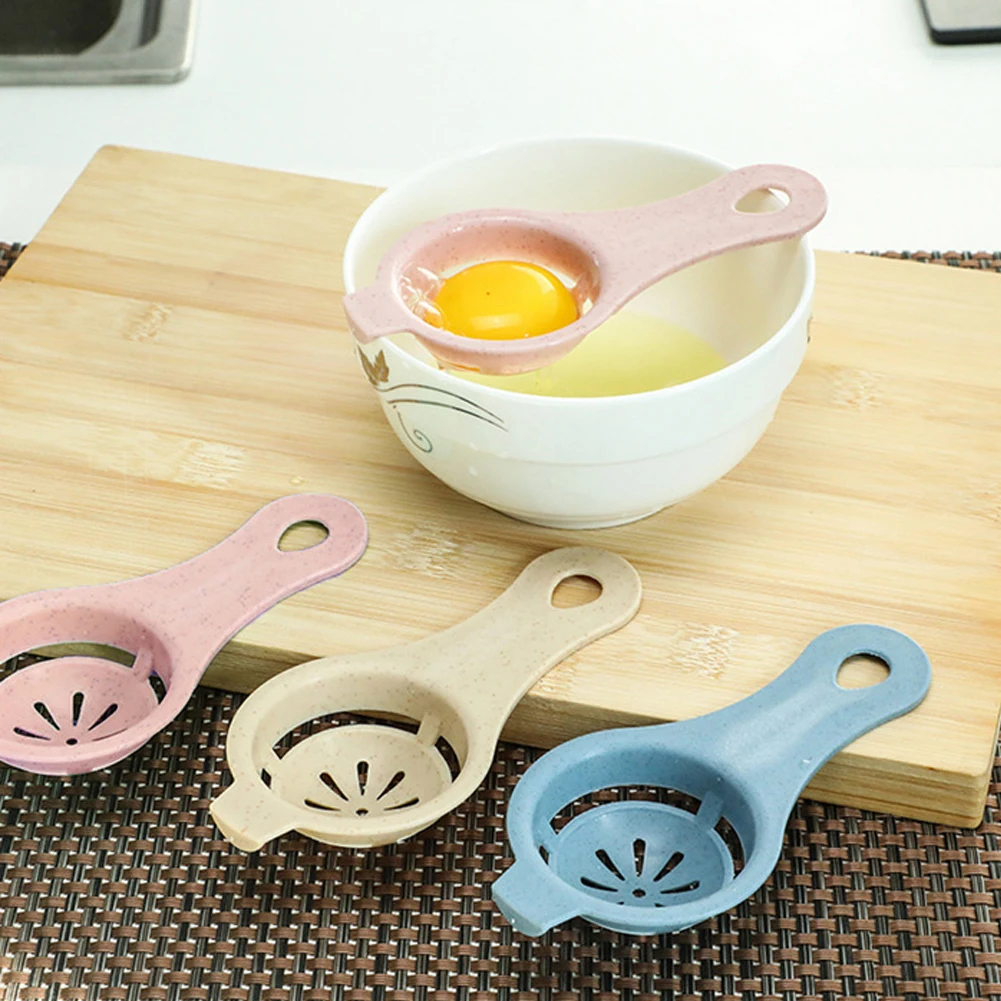 1Pc Egg White Yolk Separator Household Egg Divider Kitchen Cooking Tool Filter Separator Cooking Gadgets Kitchen Supply