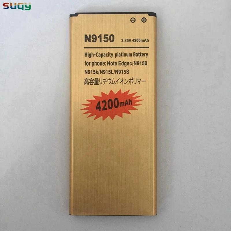 Suqy 5 шт. Сменный аккумулятор для samsung Galaxy note Edge EB-BN915BBC 4200 аккумулятор для телефона, мАч для Galaxy N9150 N915K N915L N915S
