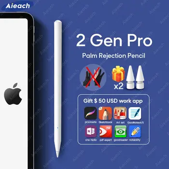 

For Stylus Pen iPad Pencil with Palm Rejection For iPad 9.7 2018 Pro 11 12.9 2020 Air 3 mini 5 2019 10.2 For Apple Pencil 2 Pro
