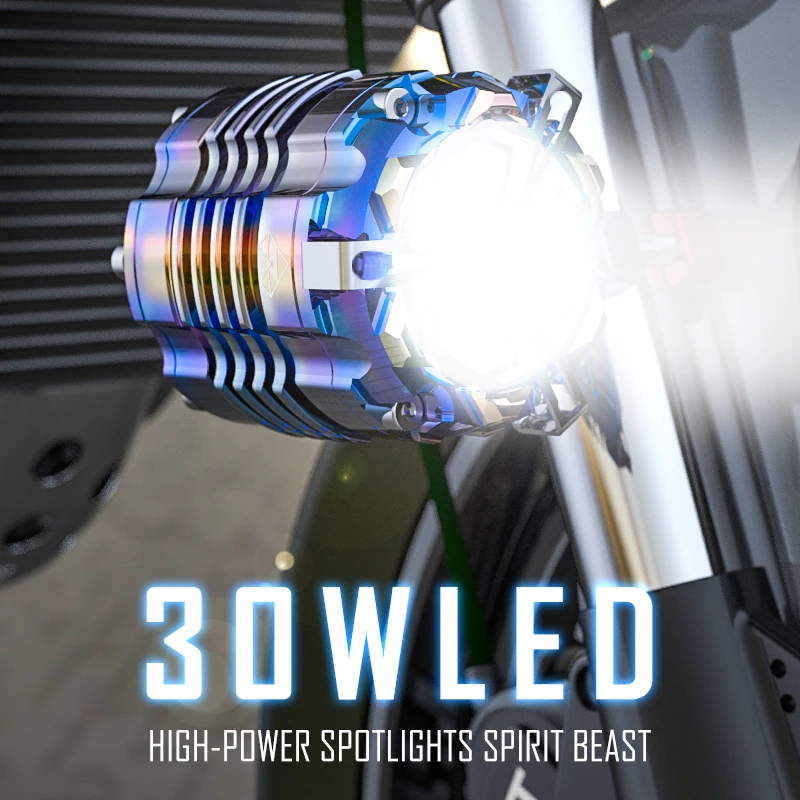 Suitable Benelli motorcycle lighting accessories 24V 48V 60VLED highlight spotlights off-road motorcycle auxiliary strobe light