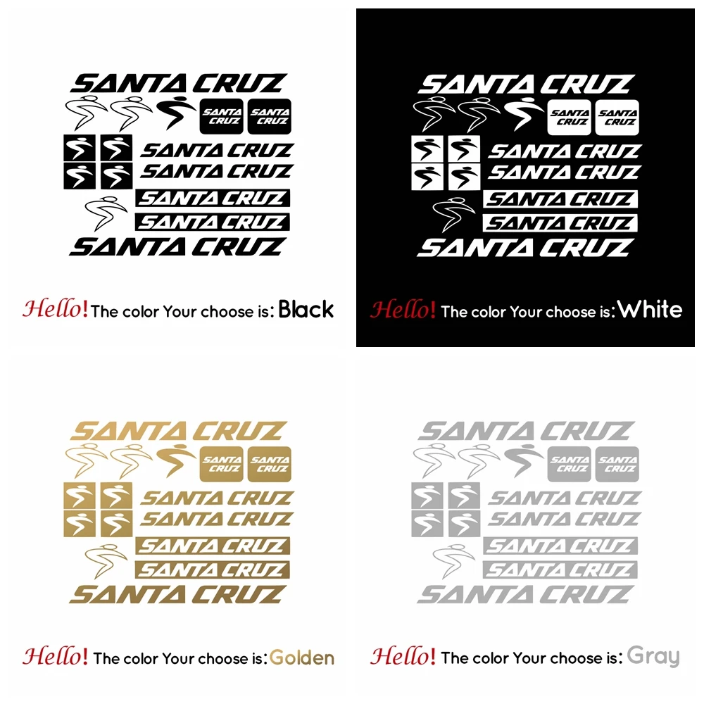 Наклейка на раму велосипеда Santa cruz велосипедные аксессуары Бесплатная доставка