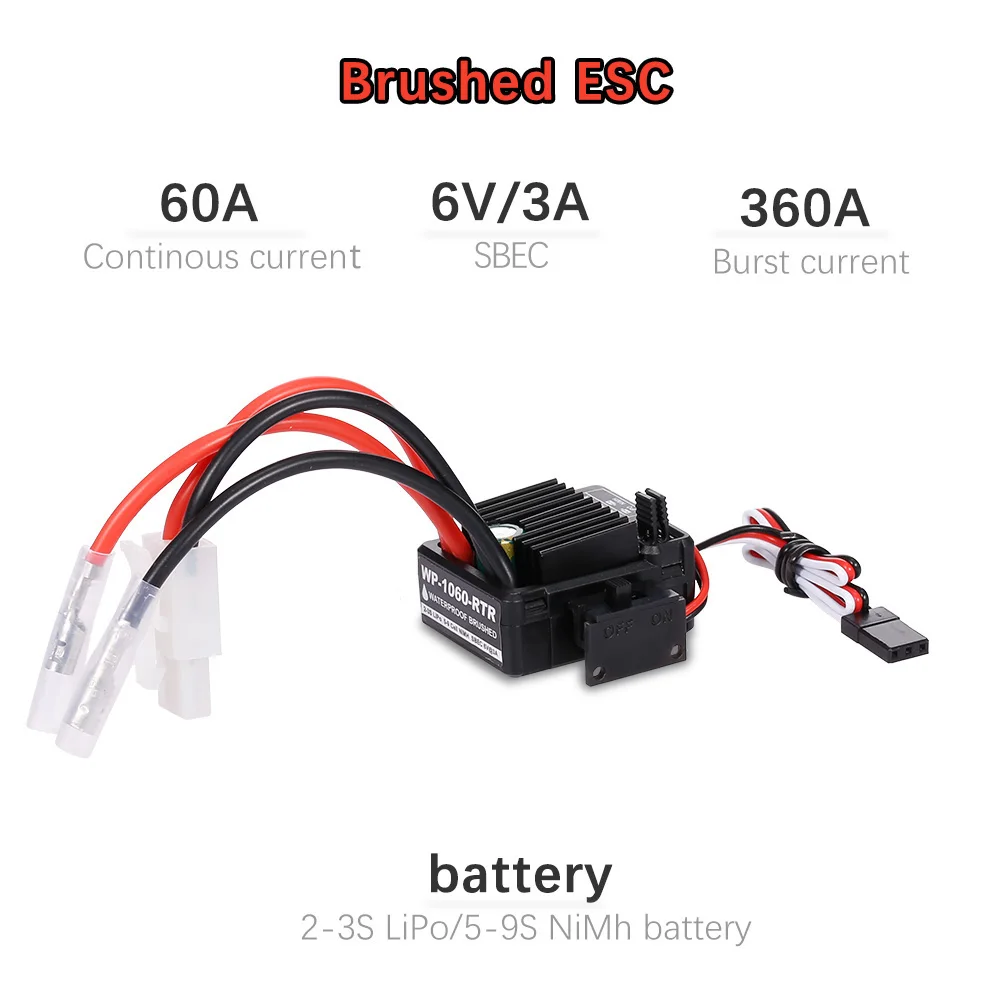 GoolRC 540 13T матовый двигатель с 60A ESC Combo для 1/10 Traxxas Ford F 150 RC автомобильные детали|motor