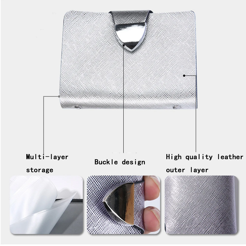 ID Credit Card Wallet Unisex Vintage Cash Holder Organizer Case Box Card Pack Cheap Business Credit Card Holder Package