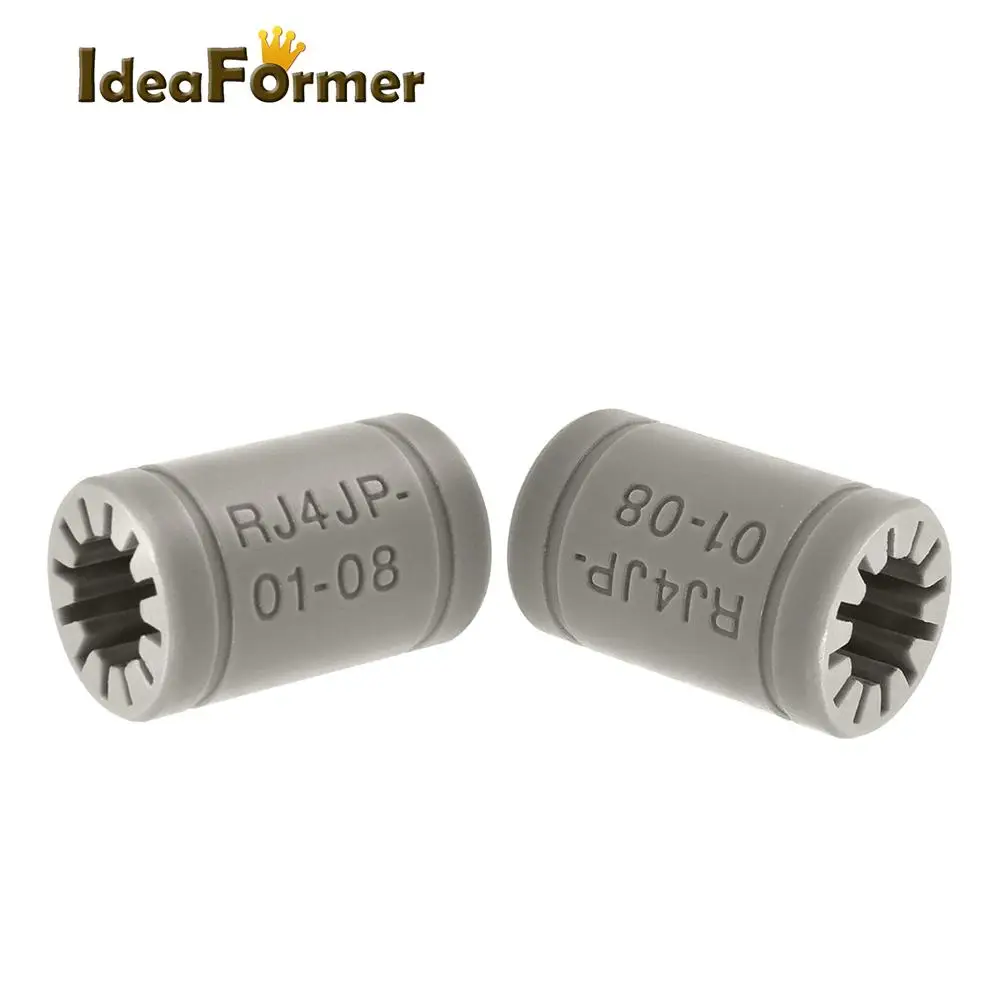 RJ4JP 01 08 10 шт. пластиковые LM8UU 8 мм линейные шарики baearing втулка для 3D принтера cnc Reprap