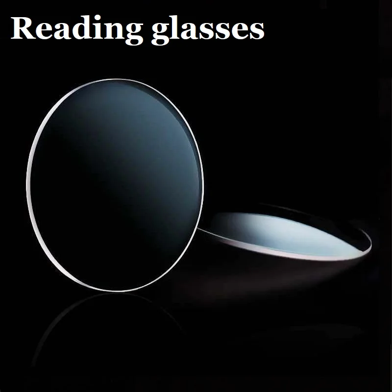 Reading glasses 1,56 брендовые Асферические оптические стеклянные линзы для близорукости по рецепту линзы для глаз с твердым покрытием УФ-зеленая пленка излучения цветные линзы - Цвет линз: Reading glasses