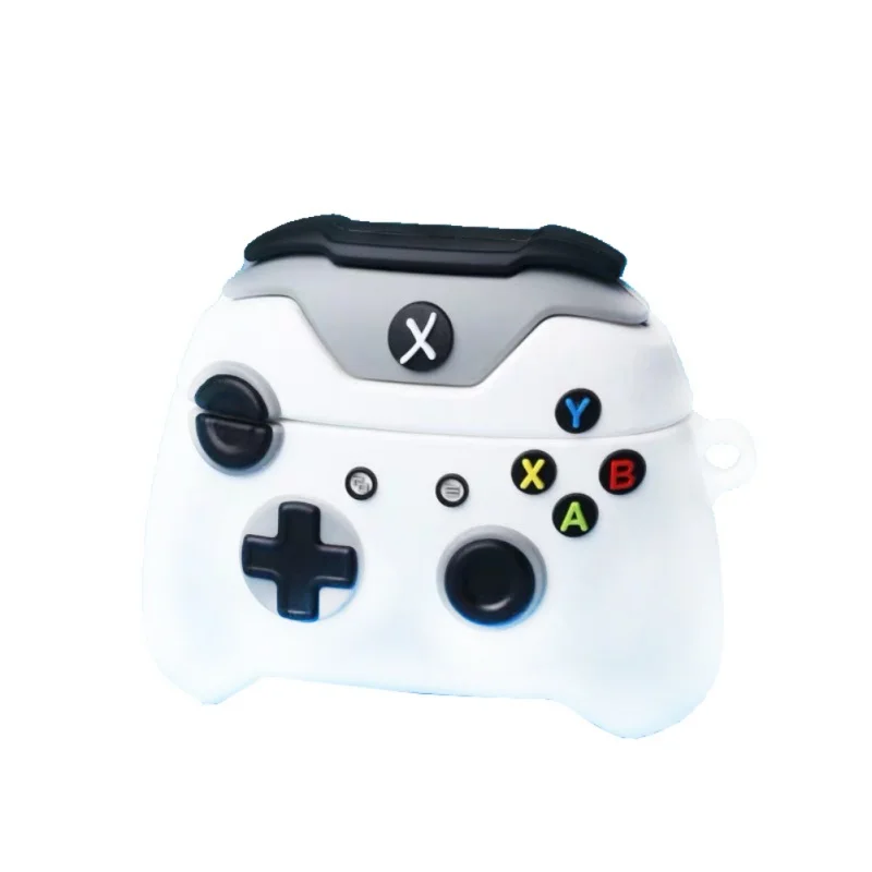 Защитные чехлы для AirPods Pro 3D Gamepad форма портативная Защитная силиконовая крышка протектор для наушников с карабином