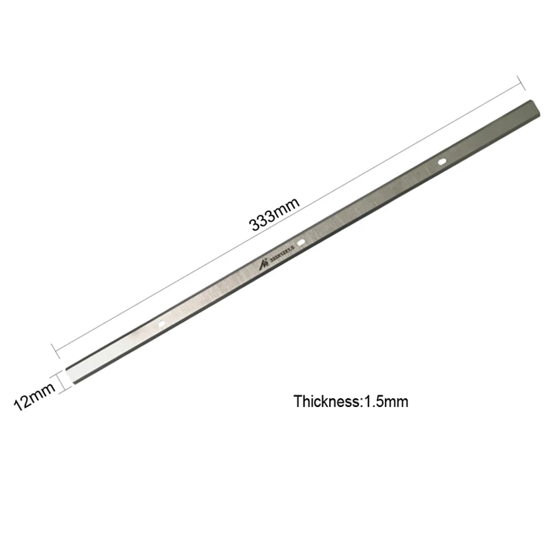 Тасп 2 шт. 13 "Толщина рубанка лезвия двойной ножи 333x12x1,5 мм для Delta Толщина рубанок 22-580 22-590 TP300 и Вэнь 6552