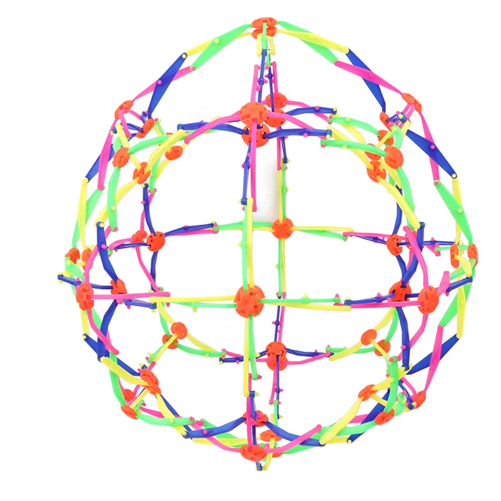 Красочный Телескопический шар пластиковая детская игрушка забавный Телескопический шар Телескопический Цветущий сжимающийся шар игрушки для детей#20