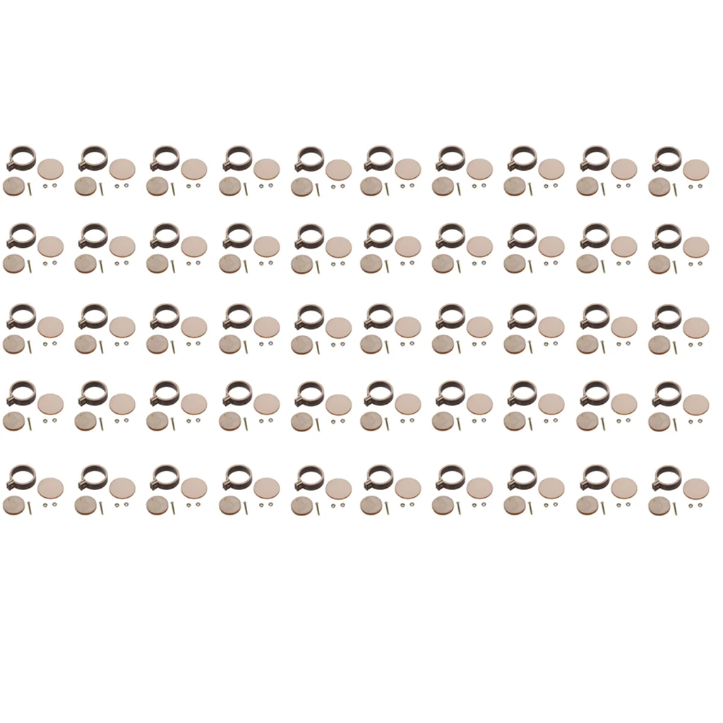 50 Pcs Mini Round Wood Embroidery Hoop Frame 20mm Necklace Pendant Making