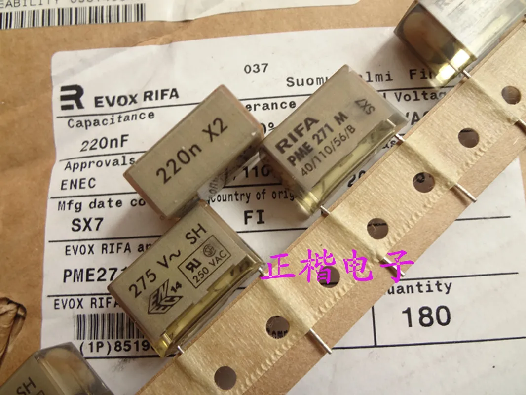 Peças de Capacitadores Filme de Segurança para 220f Capacitadores Kemet Rifa - 0.22uf 6 275vac Pcm22 Pro 224 0.22u 220n275v Pme271 1 - Image 2