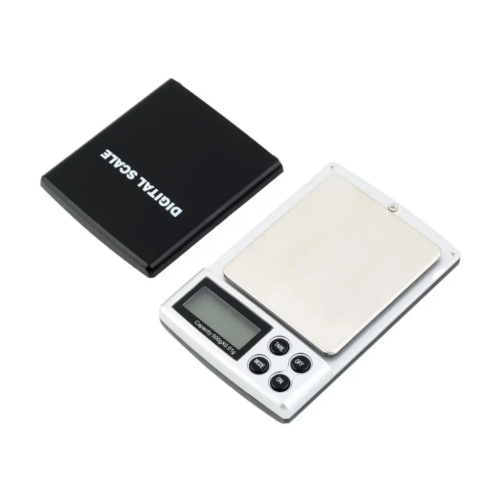 

Auto Power Off 500g x 0.01g Mini Pocketable Digital Pocket Scale Jewelry Weight Balance Scale Precision with Bright Backlight