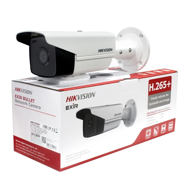 Hikvision оригинальный 8MP сетевая IP Bulltet камера DS 2CD2T85FWD I5 4K CCTV H.265 + инфракрасная