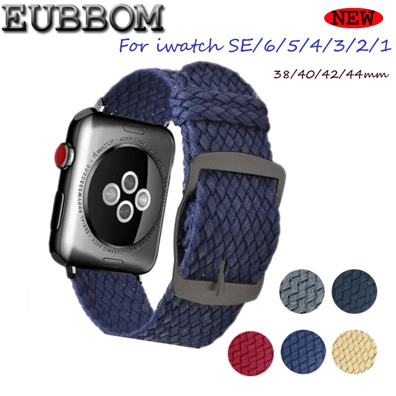 

2020NEW perlon mesh nylon strap for Apple watch&iwatch SE/6/5/4//3/2/1 for apple watch bands designer for iwatch band bracelet