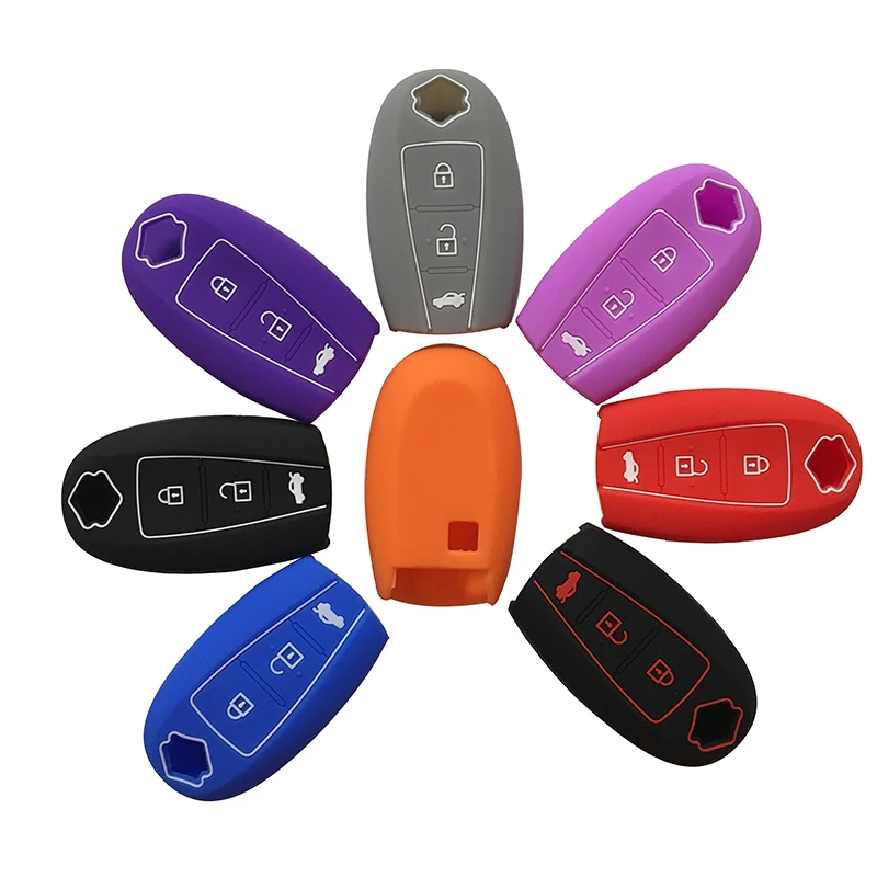 3 Button Car Key Cover Case for Suzuki Vitara Ignis Kizashi SX4 Baleno Ertiga 2016 2017 2018 2019 Remote Keyless Protector Smart |